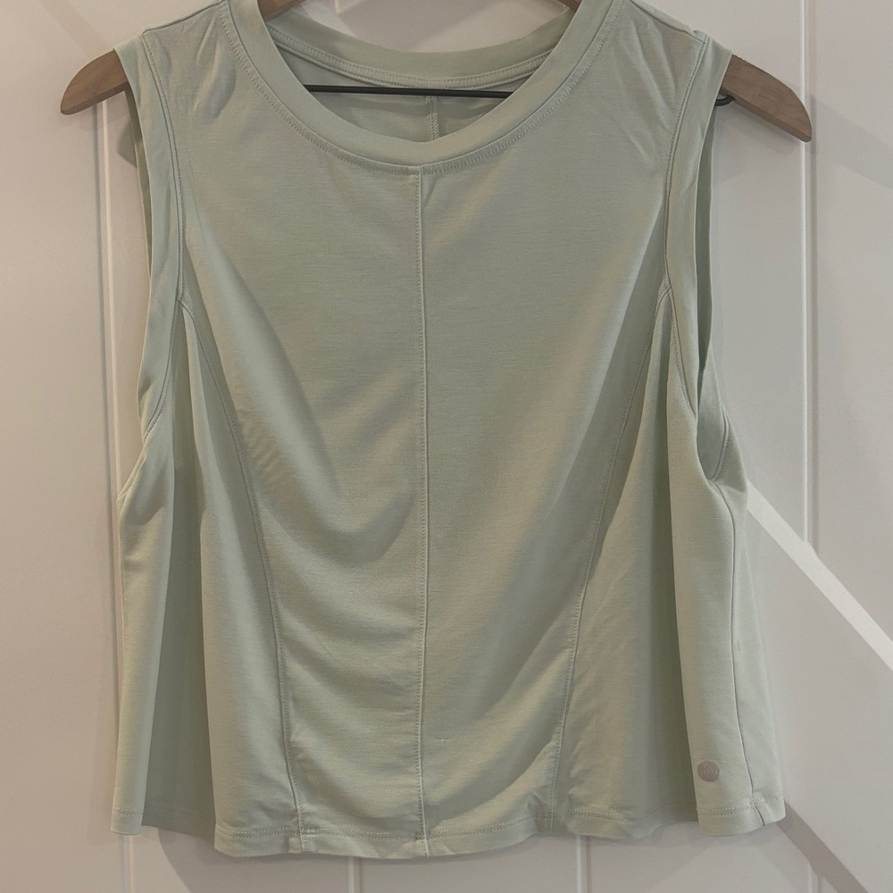 Apana Lightweight Sleeveless Tank in Sage Green